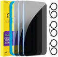 PEHAEL for iPhone 16 Plus Privacy Screen Protector+Camera Lens Protector by PEHAEL