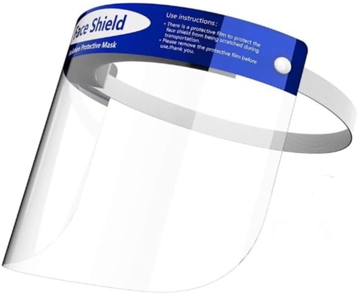 Clearview 400 pk Face Shield Reusable Washable Protective Cover Clear Mask Anti-Splash Anti-Fog Anti-Dust Soft All Day Comfort (400) by CLEARVIEWCONTAINERS