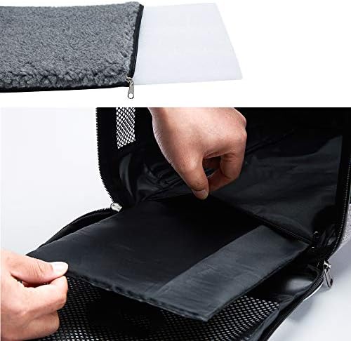 Vceoa 19"x12"x12" Pet Carrier for Cats - Image 5