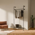 pamo Wall Mounted Clothing Rack with Metal Sheves – 41" W × 87" H, 309 lbs by pamo