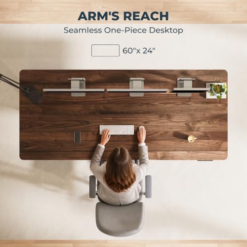 60x 24x 1''One-piece Standing Desk Stand Up Adjustable Desk - Image 3