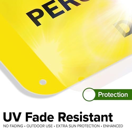 Caution Personal Protective Equipment Required Beyond This Point Bilingual Osha Sign, 24x30 Inches, 55 mil thick HDPS (high density polystyrene), Made in USA by My Sign Center - Image 4