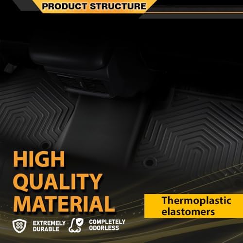G-PLUS TPE 4PCS Floor Mats Fit Honda CR-V 2023 2024 2025 (Including Hybrid) - Image 2