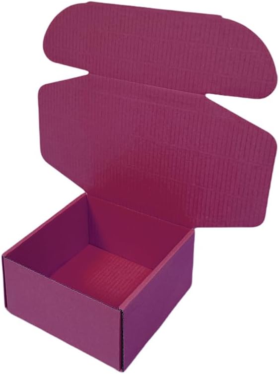 10 Pcs 9.8 x 9.8 x 4 inches Large Size Corrugated Cardboard Gift Boxes - Image 5