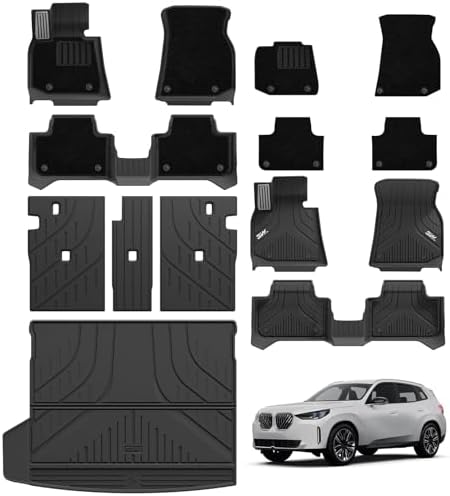 3W Floor Mats & Cargo Liner for BMW X3 G45 2025 2026 30/50M xDrive by 3W