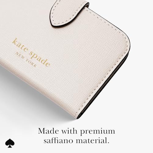 kate spade new york Morgan Magnetic Card Holder/Wallet - Cream - Image 3