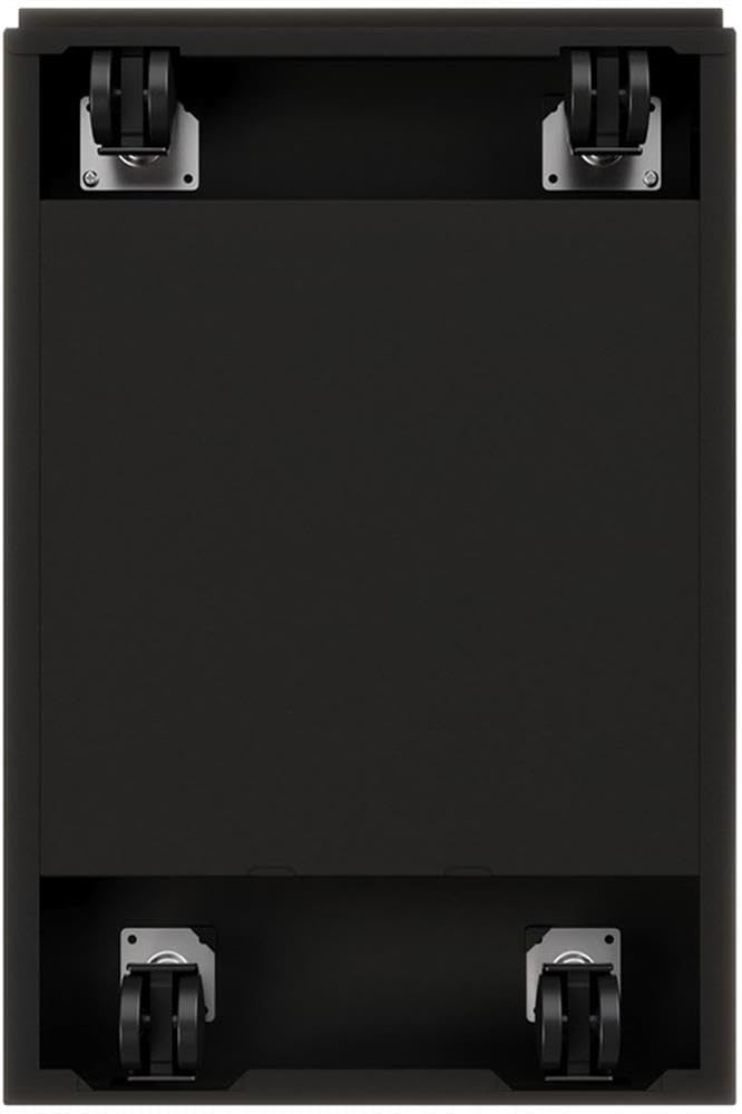 Pemberly Row 2 Drawers 27.75" Vertical Black Metal Filing Cabinet Lockable - Image 7