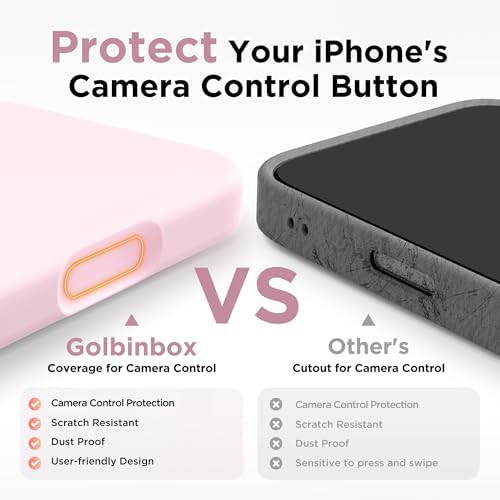 GolbinBox Magnetic for iPhone 18 Pro Max Case/17 Pro Max Case, Chalk Pink - Image 3