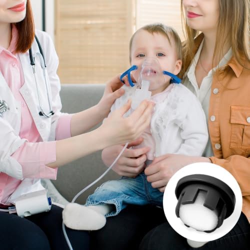 Air Filter Sponge, Compressor Replacement System, Round White Breathable Foam Filters Compatible with Cool Mist Inhaler & Vaporizer Device, Universal Size (0.59in Dia 50 Pcs) - Image 7