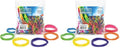 Alliance 07706 Brites Pic-Pac Rubber Bands, Blue/Orange/Yellow/Lime/Purple/Pink, 1-1/2-oz Box (Pack of 2) by AllianceRubberCompany