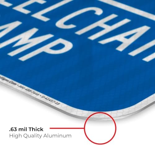 Wheelchair Ramp Sign, - Image 6