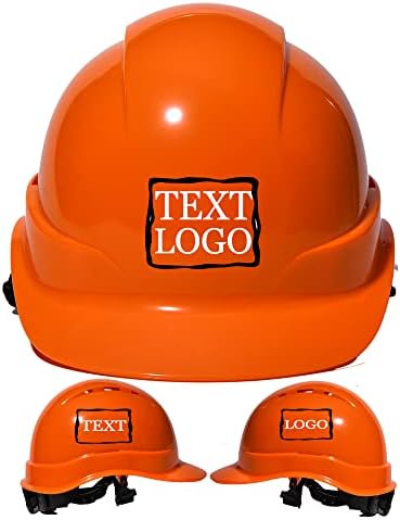 Customized Safety Hard Hat Construction Work Safety Helmet Adjustable Ratchet Suspension Full Brim with Abs Shell Construction hat by YOWESHOP