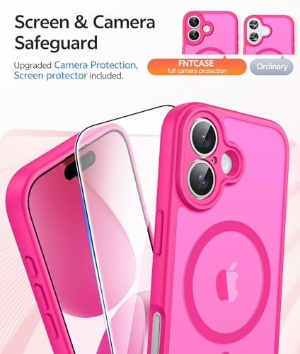 FNTCASE for iPhone 17 Case, Compatible with Magsafe, Glass Screen Protector - Image 4