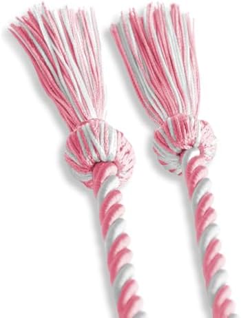 Endea Graduation Single Honor Cord Two-Color (Pink/White) - Image 4