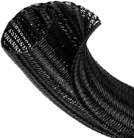 1/4" Cable Management Loom Wrap Sleeve Cord Wire Hider Organizer Covers by ELECFUN