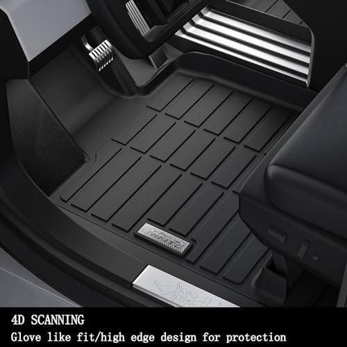 Floor Mats & Trunk Mat for 2025 2026 KIA K4 TPE All Weather Protection Car Floor Mats with Cargo Liners Odorless Anti-Slip Accessories-Black - Image 2