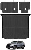 Mixsuper Cargo Liner for Honda Passport 2019-2025, All Weather Trunk Mat Backrest Mat TPE Back Seat Cover Protector for Passport Accessories by Mixsuper