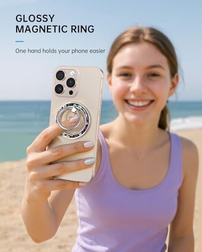 Magnetic Phone Ring Holder, Cute Magnetic Phone Grip, Footprint - Image 6