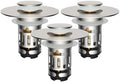 Hibbent 3 PCS Upgraded 3 in 1 Bathroom Sink Drain Strainer, Pop Up Stopper by Hibbent