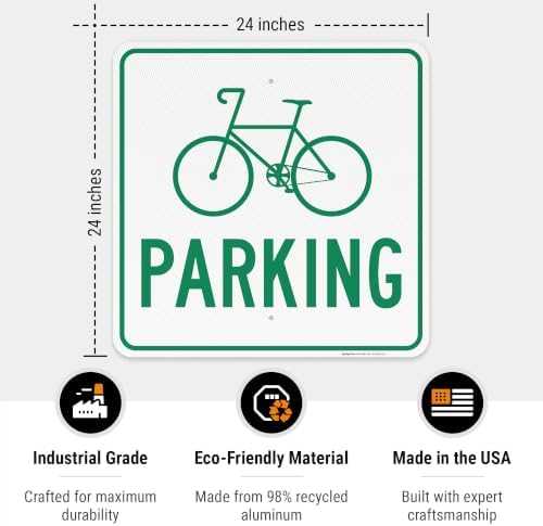 Bike Parking Sign, - Image 3