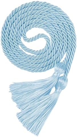 Graduation Honor Cords, 68" Long (Sky Blue) by UIALECG