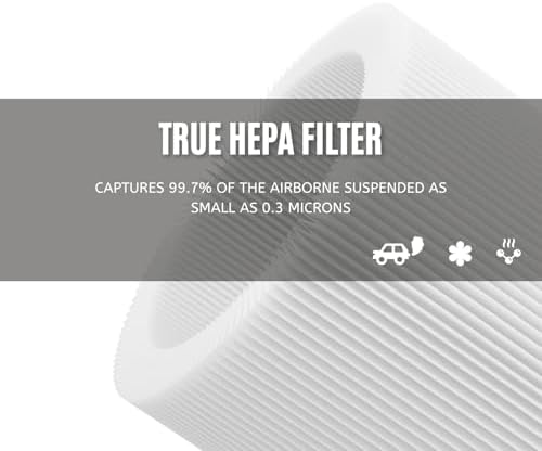 Nispira TD-1300 CL-6070A TAP01 4-in-1 True HEPA Replacement Filters Compatible with Tredy TD-1300, Tenergy Renair, Cool-Living, BEABA Nursery Air Purifier, 1 Pack - Image 7