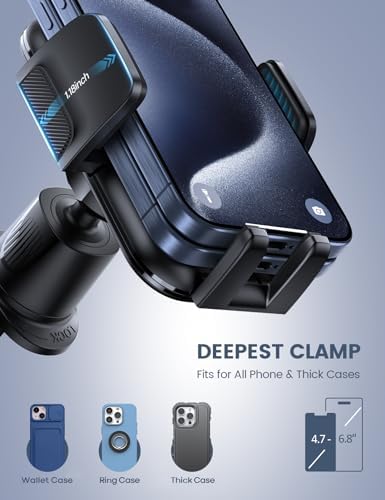 Lamicall 2026 Wider Clamp & Metal Hook Car Phone Holder Vent Accessories - Image 2