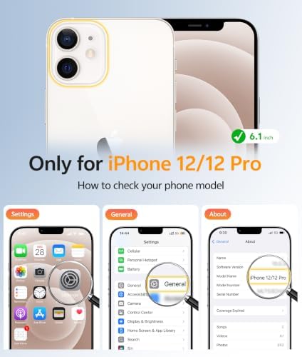 FNTCASE for iPhone 12/12 Pro Case, with Screen Protector, Fit for Magsafe - Image 2