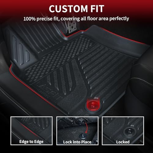 LASFIT Floor Mats for Toyota Camry 2025 2026 Hybrid/LE/SE/XSE/XLE - Image 2