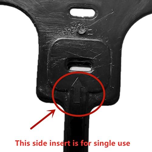 Plastic Seals Shipping Tags Logistics Use Big Sign Tie Large Label Tie, 255mm Total Length, Package of 100pcs (Black) - Image 3