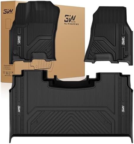 3W Floor Mats Fit for Dodge Ram 1500 Crew Cab 2025-2026 by 3W