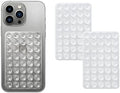 SHENGXIN 2 Pack Silicone Double-Sided Suction Grip – 40 Cups per Side, Strong Hold for iPhone, Galaxy, Pixel, Android – Hands-Free for Selfies & Videos (Clear) by SHENGXIN