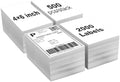 【2000 Labels/4 Stacks】 Labelebal 4" x 6" Fanfold Direct Thermal Labels (101mm x 152mm) Shipping Address Mailing Postage Labels Compatible for Zebra & Rollo Printer Adhesives (500 Labels/Stack) by Labelebal