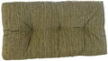 Klear Vu The Gripper Non-Slip Tufted Bench Cushion for Indoor Furniture, Assembled in USA, Entryway Storage, Bay Window, Corner Nook or Piano Seat, 27 Inches, Chenille Green by KlearVUHomeTextiles