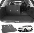 Cartist Cargo Mat & Backrest Mat Fits for Nissan Pathfinder 2022 2023 2024 2025 2026(7/8 Seats) All Weather TPE Trunk mat for Pathfinder Car Accessories for Pathfinder 2022-2026 by cartist