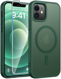 FNTCASE for iPhone 12 / 12 Pro Case, with Screen Protector, Fit for Magsafe by FNTCASE