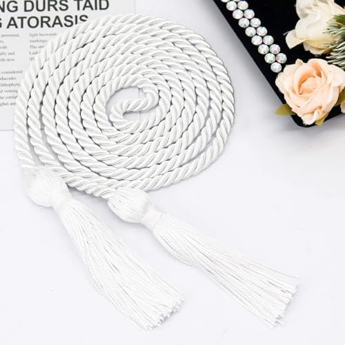 GraduationMall Graduation Honor Cord 68" White - Image 2