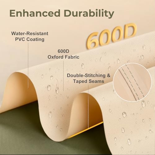 BPS Waterproof 600D Outdoor Hot Tub Cover - Image 4