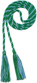 Tassel Depot Graduation Honor Cord - Kelly/Light Blue - Every School Color Available - Made In Usa by TasselDepot