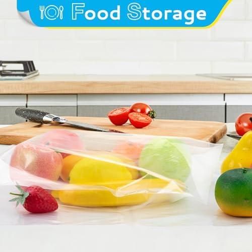 120 Count 13" x 15" Clear Plastic Shirt Bags, Resealable Poly Bags - Image 5
