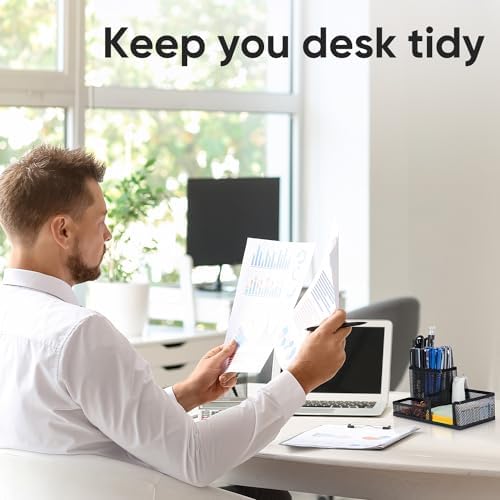 deli Mesh Desk Organizer, Black - Image 3
