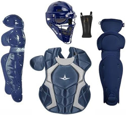 All-Star Player's Series Youth Catcher’s Kit – Complete Protective Baseball/ Softball Gear Set, NOCSAE Certified, Ages 7-16 by All-Star