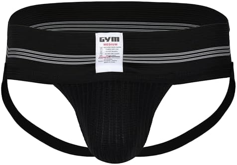 GYM mens 3" Wide Band Classic Athletic Supporter by GYMBrandJockstraps