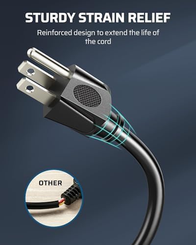 DEWENWILS 2 Pack 25FT Black Christmas Tri-Tap Outdoor Cord 16/3, ETL Listed - Image 6