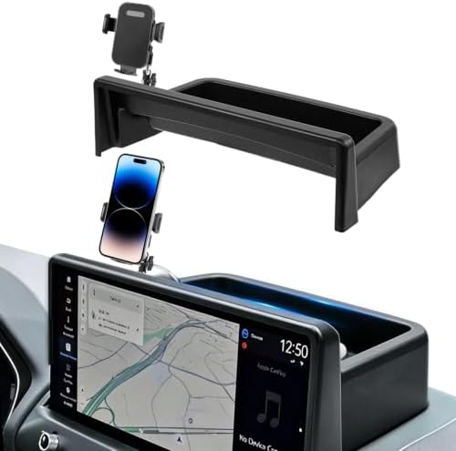 Car Phone Holder Fit for Honda Passport/Pilot 2026 w/Dash Tray Storge Box Organizer-Cell Phone Mount for Passport/Pilot Accessories 12.3inch Touch Screen 360 Degree Rotation (Not fit 14.5 inch) by Unknown