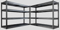 67" W Garage Shelving Heavy Duty, 36" D Garage Shelves, 68" H Adjustable Storage Shelving Unit, Commercial Metal Shelves for Warehouse, Basement, Shop, 67" W x 36" D x 68" H,2 Pack by PMKES