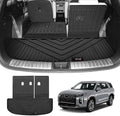 Custom for 2020-2025 Hyundai Palisade Cargo Mats Trunk Liner with 3rd Rear Seat Backrest Mat All Weather TPE Protection Mat Accessories (for 2020-2025 Hyundai Palisade) by Yonugli