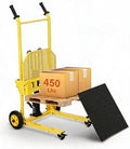 Hydraulic Material Lift, Heavy Duty 440lbs Capacity Pallet Truck Dolly, Lift Table,Fork Lift, 36" Max Lift Winch Stacker,Multifunctional Hydraulic Hand Truck with Steel Platform Board,Adjustable Forks by Unknown