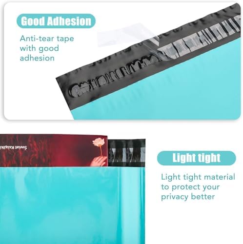 Metronic Poly Mailers 14.5x19 70000 Pack Large Shipping Bags for Clothing Mailing Bags with Strong Self-sealing Adhesive Waterproof and Tear-Proof Poly Bag Bulk in Teal - Image 3