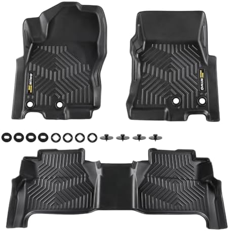 G-PLUS TPE Cargo Liners Fit 2022-2025 Nissan Frontier Crew Cab w/Storage by G-PLUS